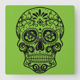 Sugar Skull Clock