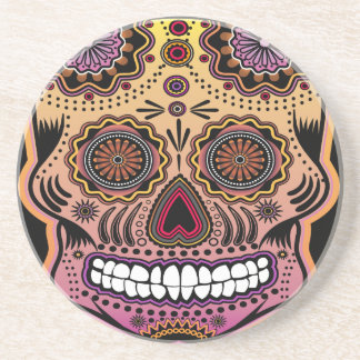 sugar skull coaster