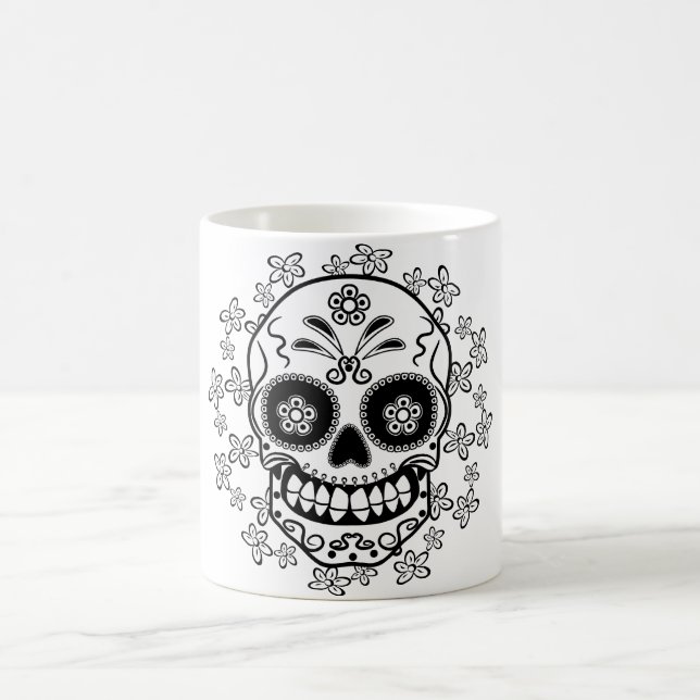 Sugar Skull Coffee Mug (Center)