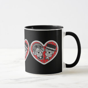 Sugar Skull Couple Mug