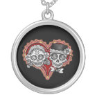 Sugar Skull Couple Necklace