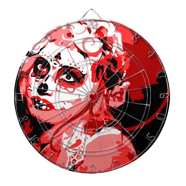 sugar skull dartboard (Front)