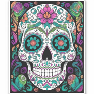 Sugar Skull Day Of The Dead
