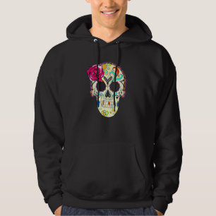 Sugar Skull Day Of The Dead Dia De Los Muertos Hoodie