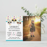 Sugar Skull Day of the Dead Halloween Birthday