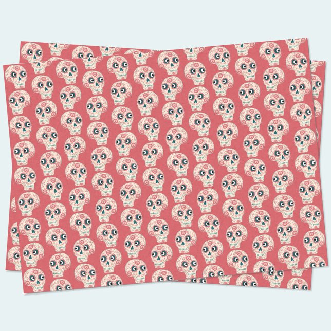 Sugar Skull Day of the Dead Halloween Tissue Paper (Creator Uploaded)