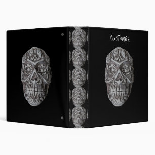 Sugar Skull Day of the Dead Thunder_Cove Binder
