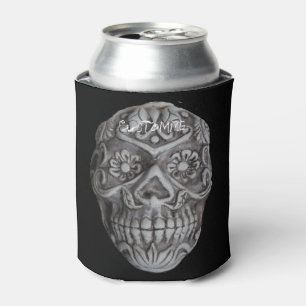 Sugar Skull Day of the Dead Thunder_Cove Can Cooler