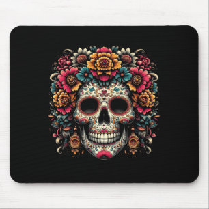 Sugar Skull Day Of The Government Agencyd Dia De Mouse Pad