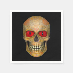 Sugar Skull Dead Voodoo Zombie Cocktail Napkins
