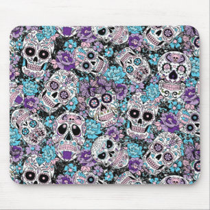 Sugar Skull, Dia de los Muertos #24 Mouse Pad