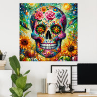 Sugar Skull Dia De Los Muertos Day of the Dead