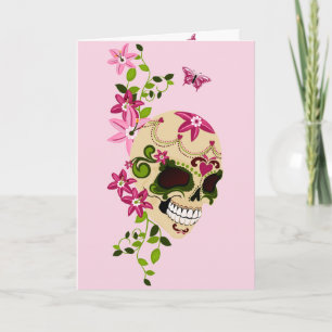 Sugar Skull [Día de Muertos] Card