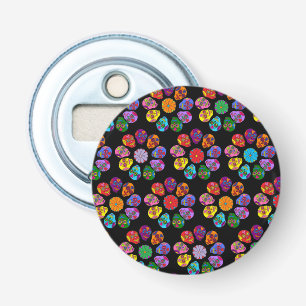 Sugar Skull Flower Bottle Opener