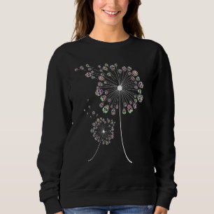 Sugar Skull For Men Women Cool Dandelion Flower Sweatshirt