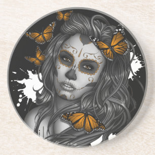 Sugar Skull Girl Coaster