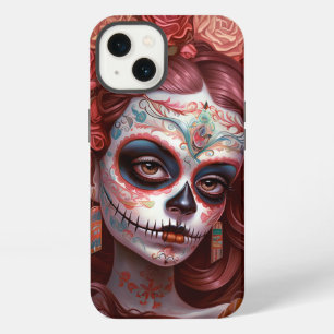 Sugar Skull Girl Day Of The Dead iPhone 13 Case