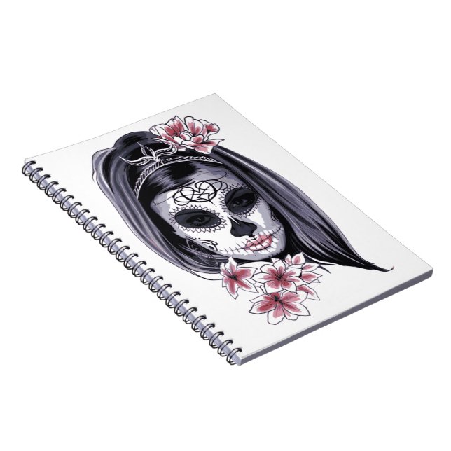 Sugar Skull Girl Notebook (Right Side)