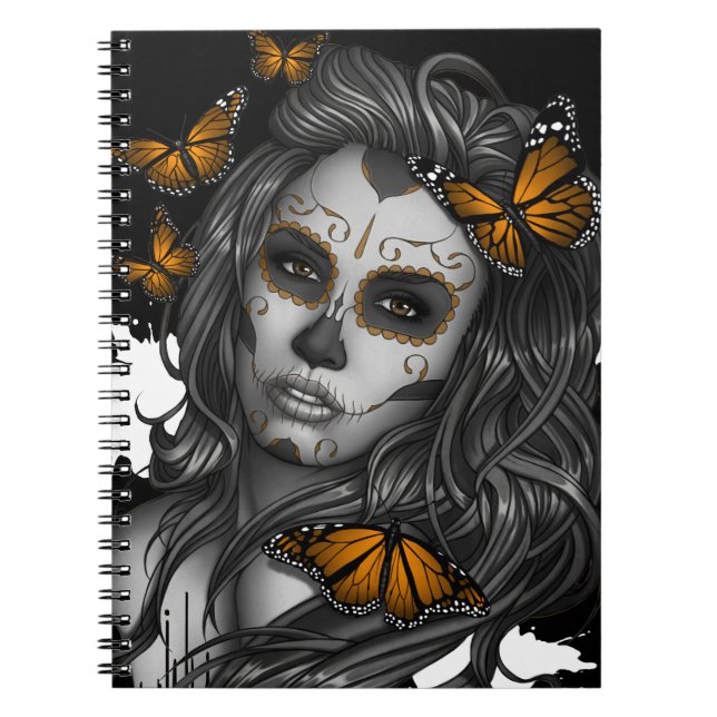 Sugar Skull Girl Notebook (Front)