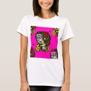 sugar skull girl T-Shirt