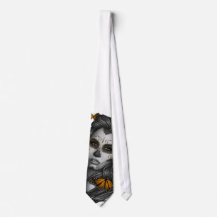 Sugar Skull Girl Tie