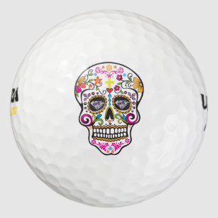 Sugar Skull Golf Balls