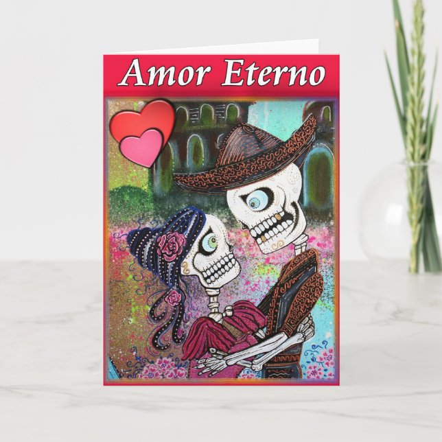 Sugar Skull Greeting Cards (Front)