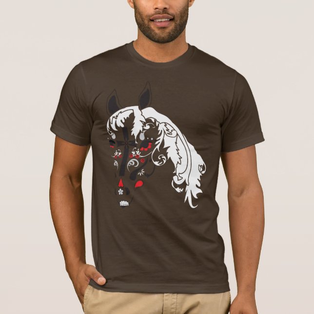 sugar skull horse T-Shirt (Front)