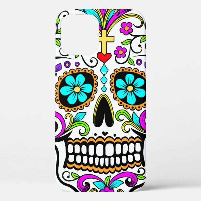 Sugar Skull iPhone case (Back)