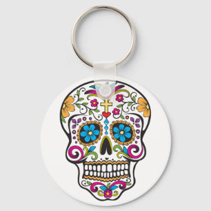 Sugar Skull Keychain