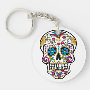 Sugar Skull Keychain