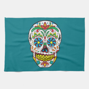 Sugar Skull Kitchen Towel