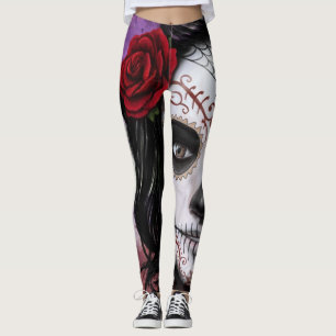 Sugar Skull Leggings