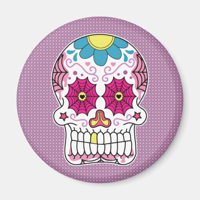 Sugar Skull Magnet (Front)