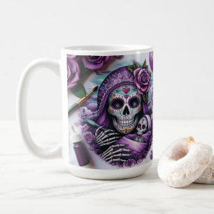 Sugar Skull Mama and Baby Coffee Mug