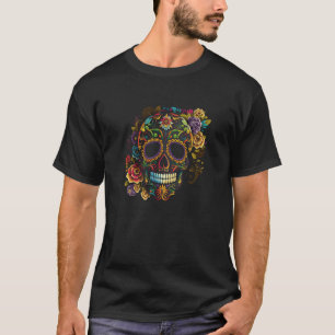 Sugar Skull Mardi Gras T-Shirt