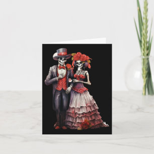 Sugar Skull Mexican Catrina Cinco De Mayo Dia De L Card