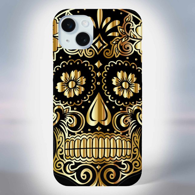 Sugar Skull Mexican Day of the Dead Cultural Art Case-Mate iPhone Case (Creator Uploaded)