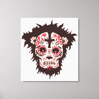sugar skull monkey