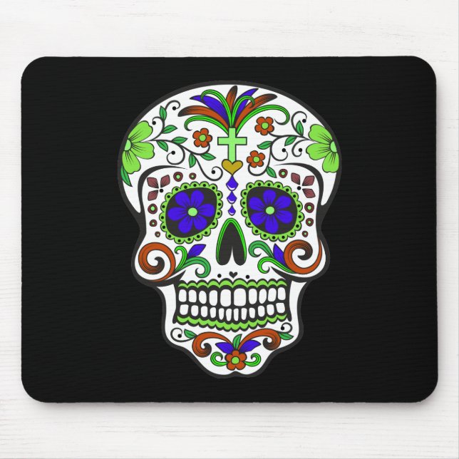 Sugar skull Mousepad (Front)