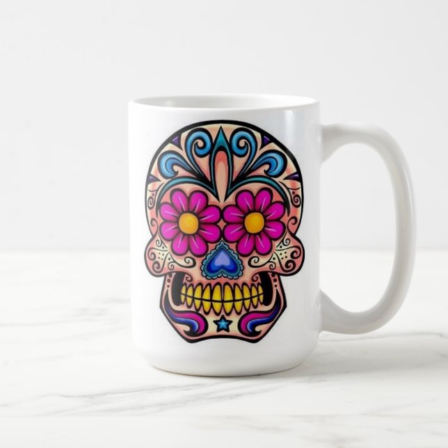 Sugar Skull mug (Right)