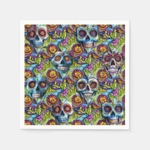Sugar Skull  Napkin