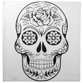 Sugar Skull Napkins | Zazzle Canada