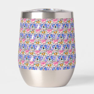 Sugar Skull Pattern Day of the Dead Colourful