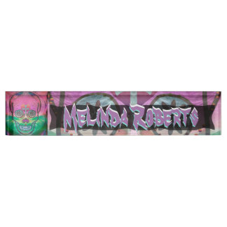 Sugar Skull Personalize Nameplate