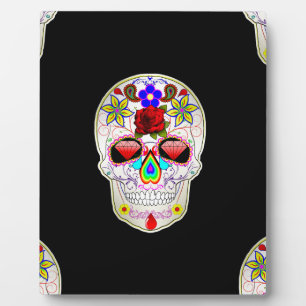 sugar skull plaque