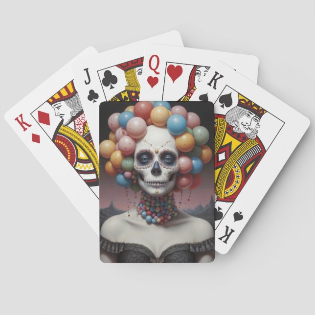 Sugar Skull Playing Cards  (Back)