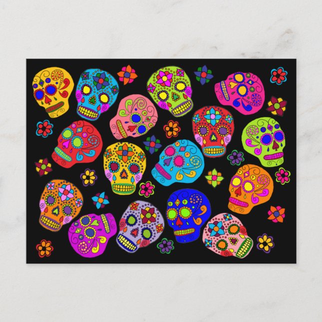 Sugar Skull Postcard (Front)