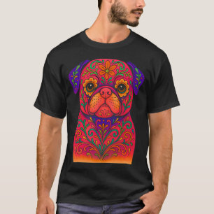 Sugar Skull Pug T-Shirt