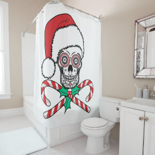 Sugar skull Santa